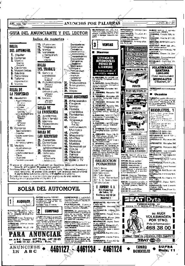 ABC MADRID 30-07-1984 página 60