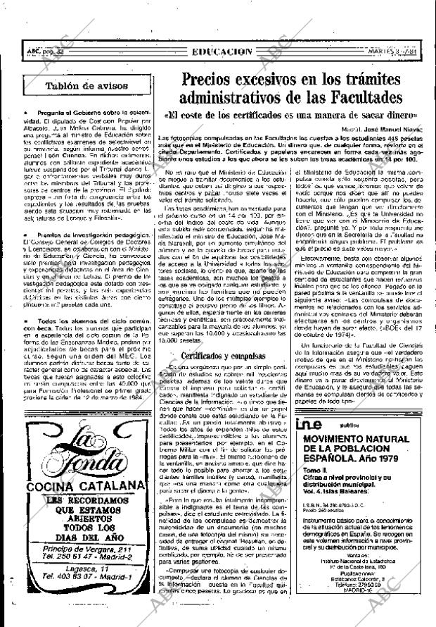 ABC MADRID 31-07-1984 página 32