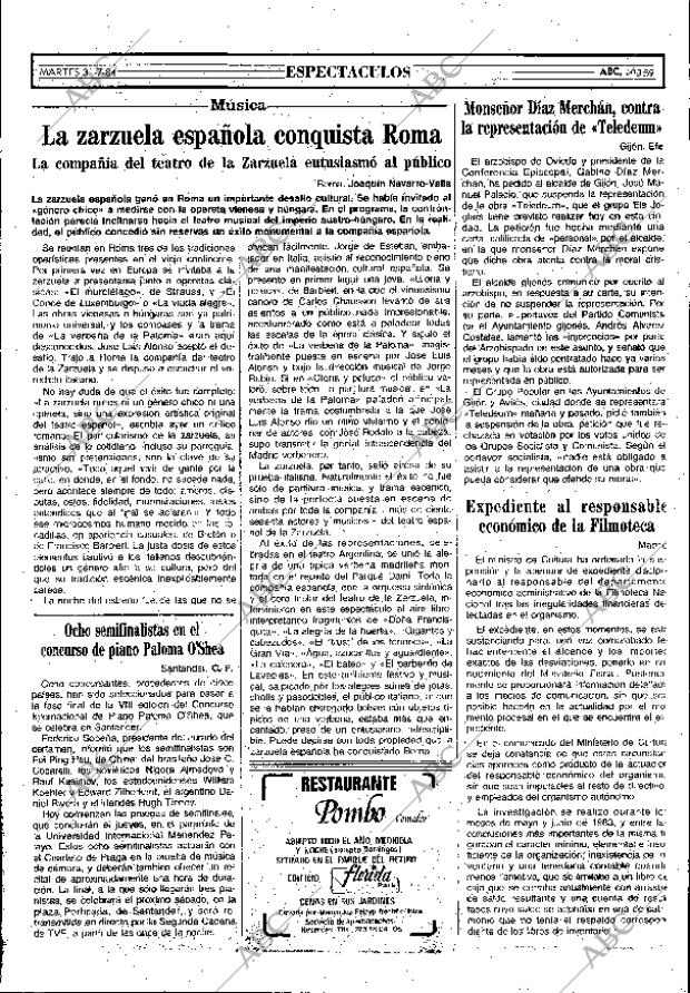 ABC MADRID 31-07-1984 página 59