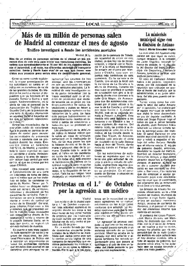 ABC MADRID 01-08-1984 página 25