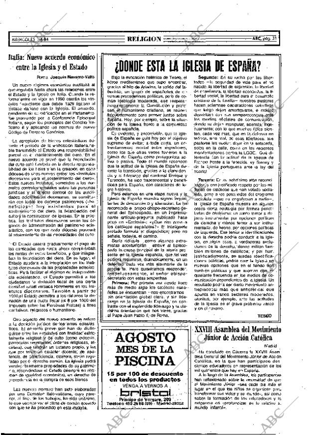ABC MADRID 01-08-1984 página 31