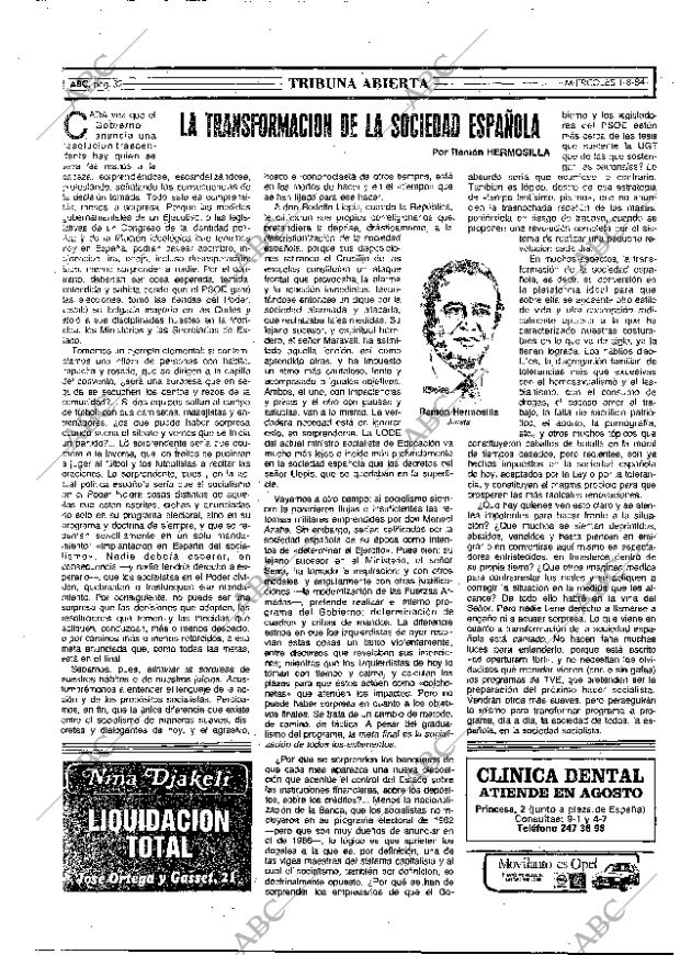 ABC MADRID 01-08-1984 página 32