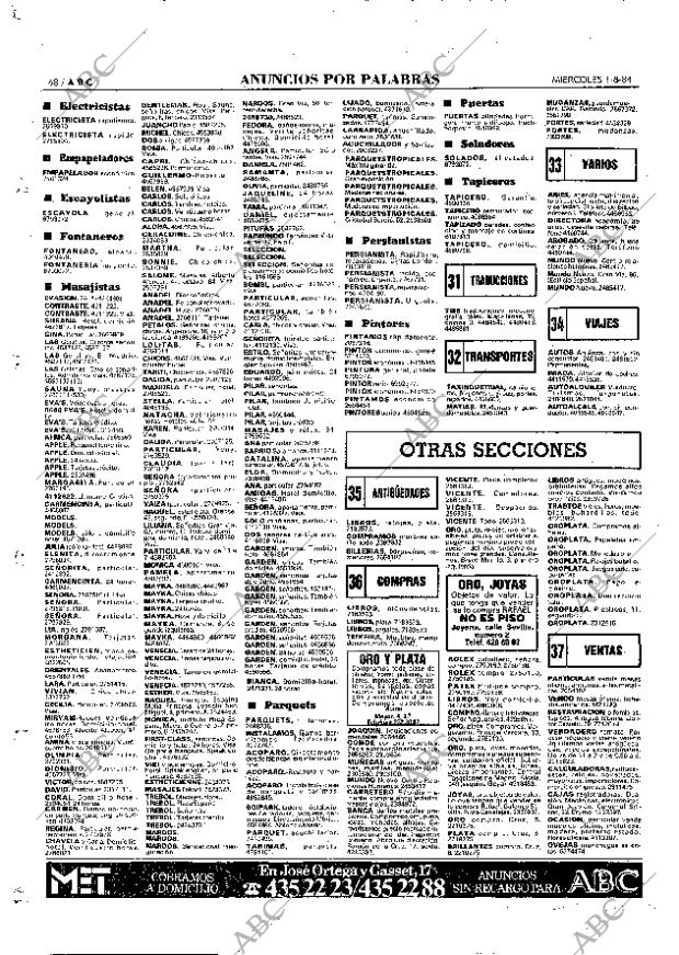 ABC MADRID 01-08-1984 página 68