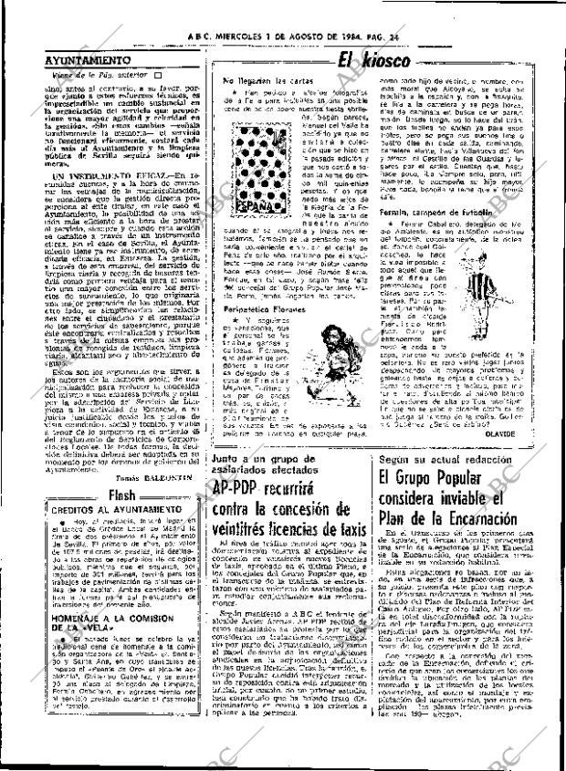 ABC SEVILLA 01-08-1984 página 24