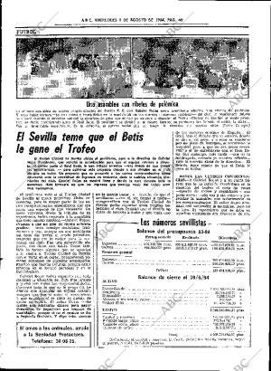 ABC SEVILLA 01-08-1984 página 40