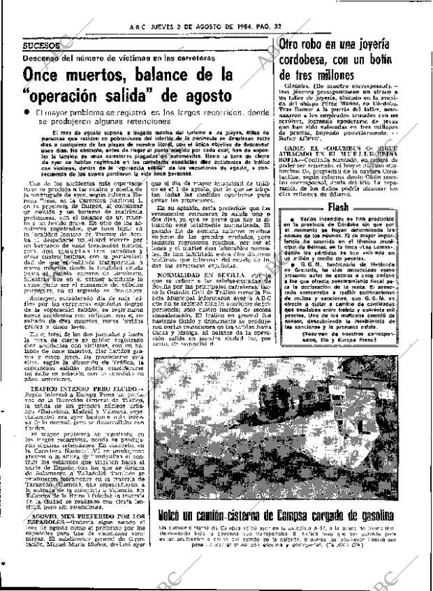 ABC SEVILLA 02-08-1984 página 32