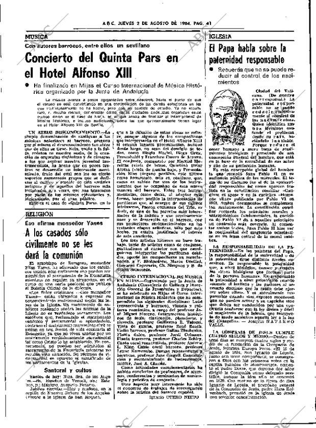 ABC SEVILLA 02-08-1984 página 41