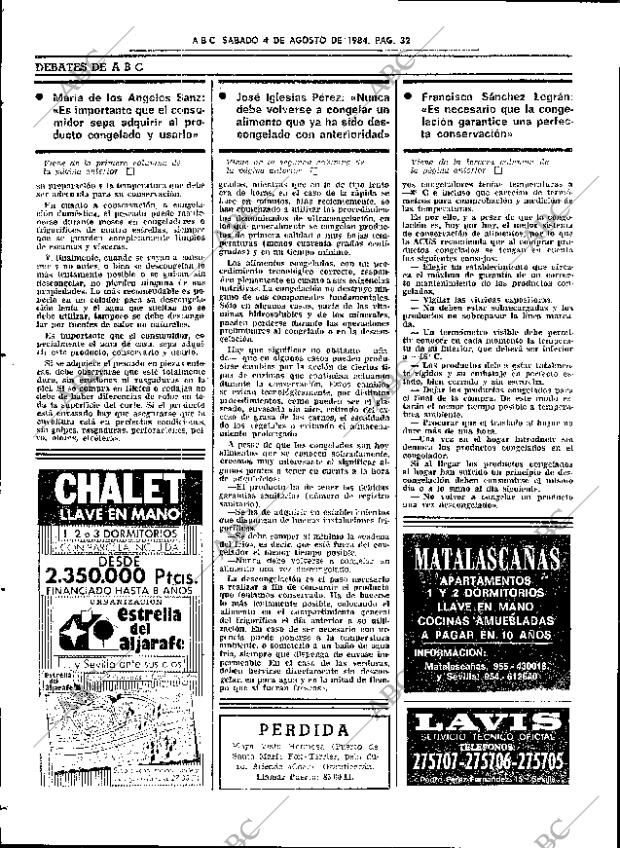 ABC SEVILLA 04-08-1984 página 32