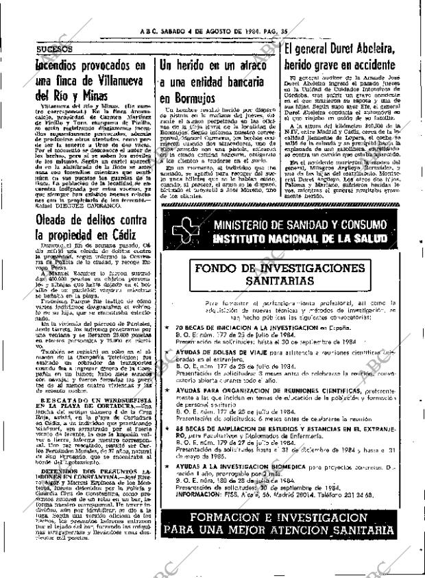 ABC SEVILLA 04-08-1984 página 35