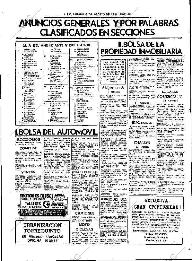 ABC SEVILLA 04-08-1984 página 47