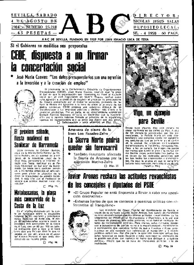 ABC SEVILLA 04-08-1984 página 9