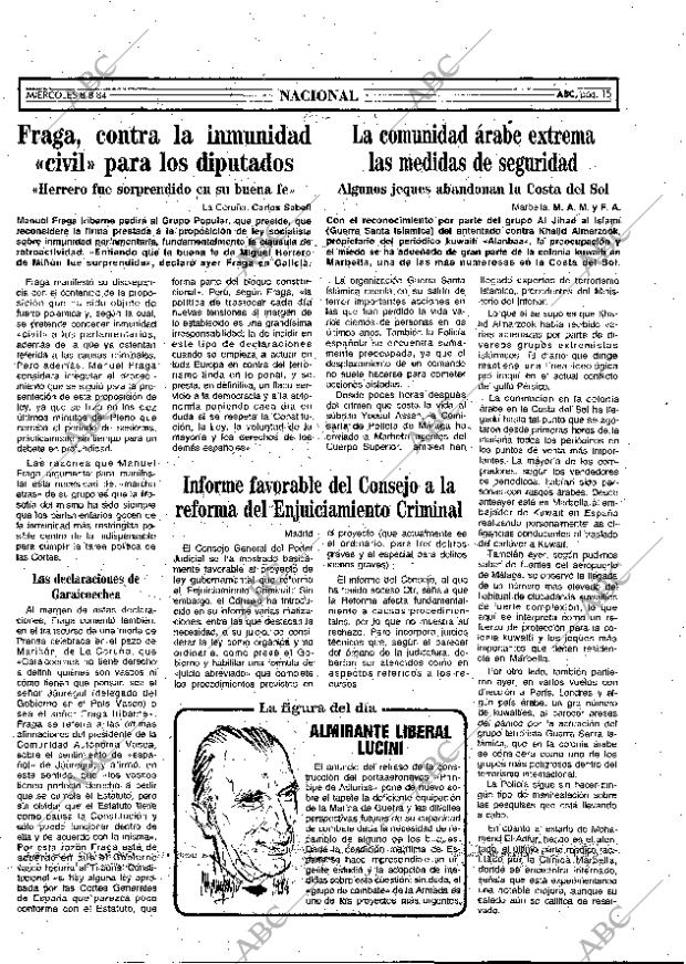 ABC MADRID 08-08-1984 página 15