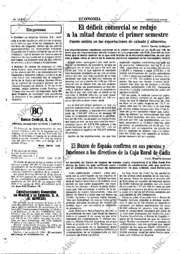 ABC MADRID 08-08-1984 página 46