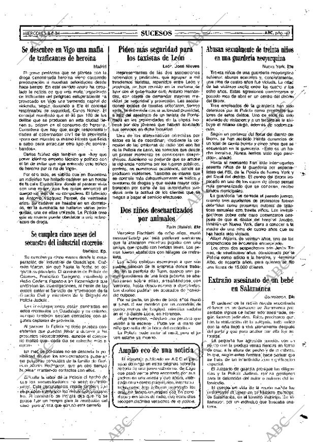 ABC MADRID 08-08-1984 página 47