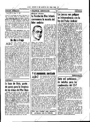 ABC SEVILLA 09-08-1984 página 17