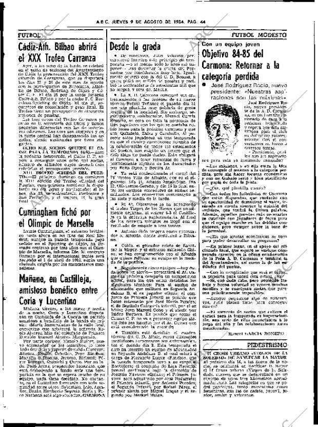 ABC SEVILLA 09-08-1984 página 44