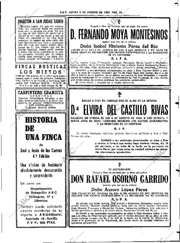 ABC SEVILLA 09-08-1984 página 55