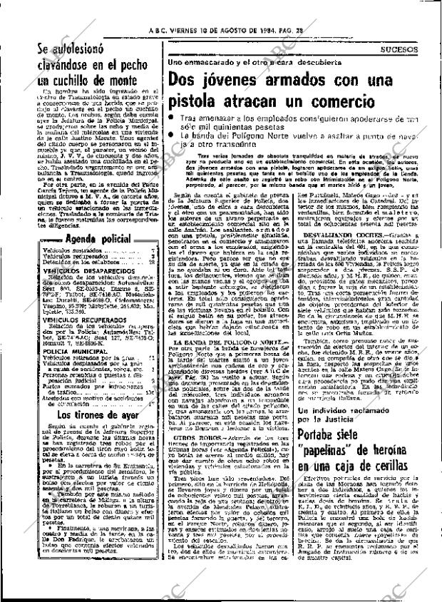 ABC SEVILLA 10-08-1984 página 28