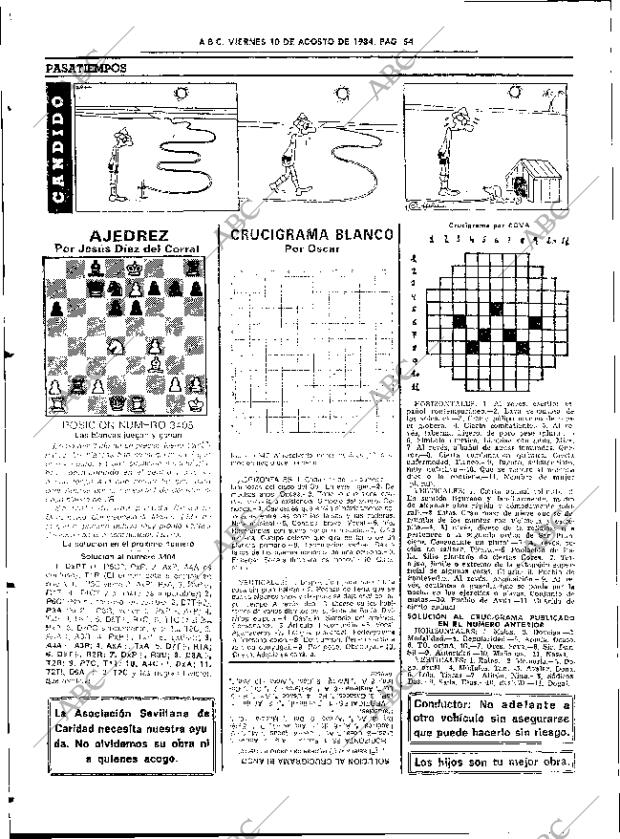 ABC SEVILLA 10-08-1984 página 54