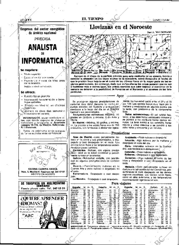 ABC MADRID 13-08-1984 página 24