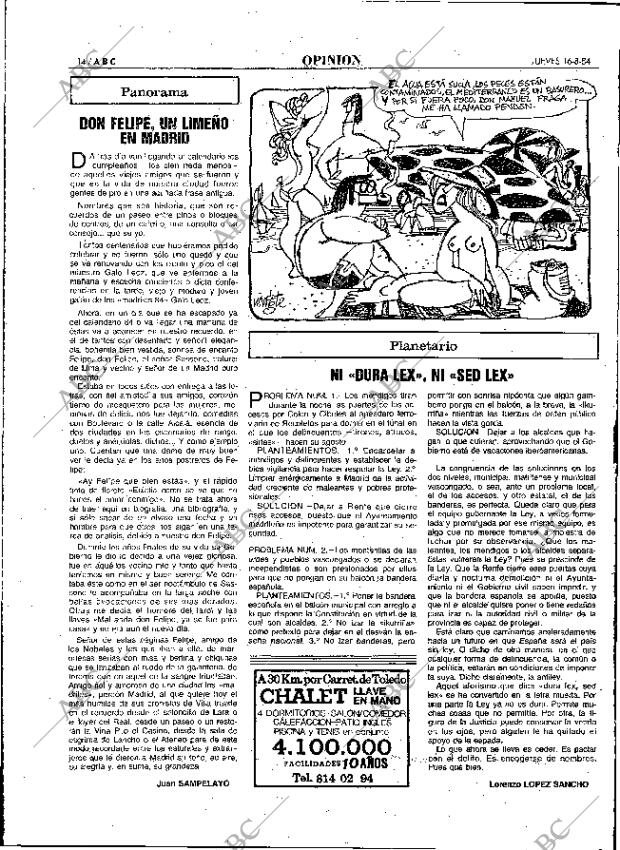 ABC MADRID 16-08-1984 página 14