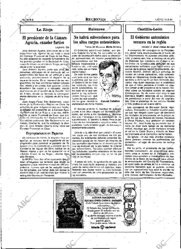 ABC MADRID 16-08-1984 página 18