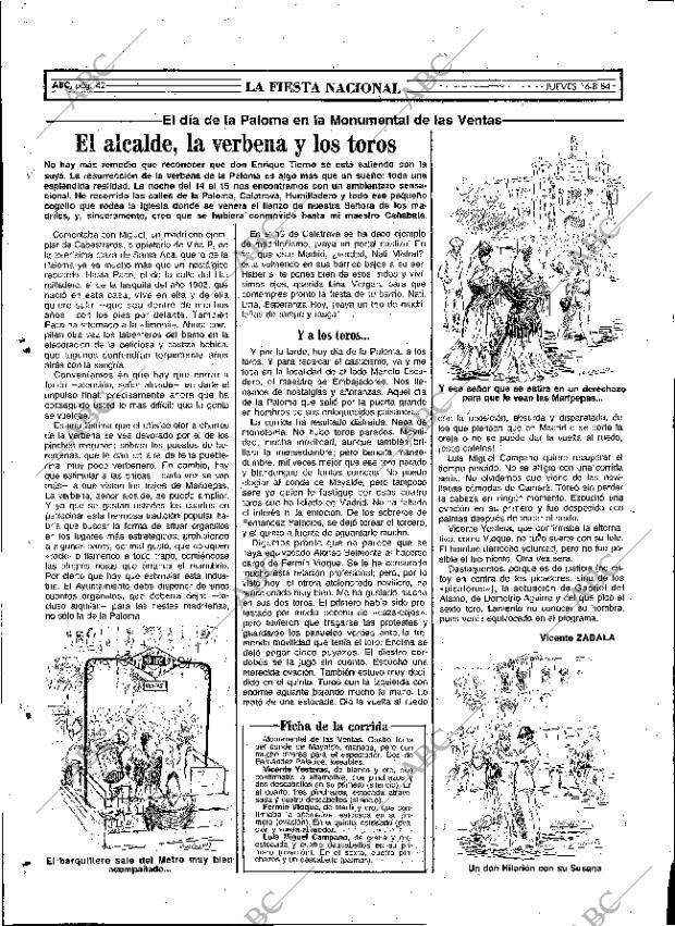 ABC MADRID 16-08-1984 página 42