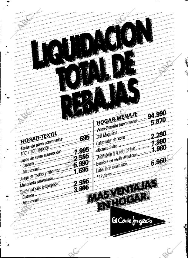 ABC MADRID 16-08-1984 página 72