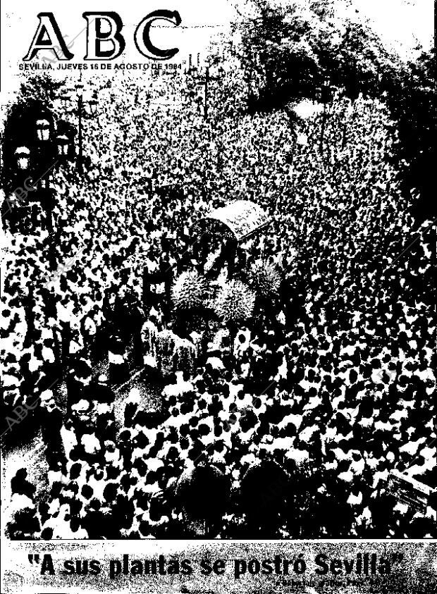 ABC SEVILLA 16-08-1984 página 1