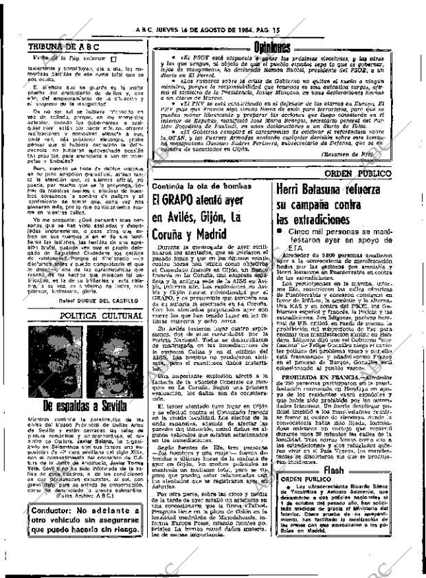 ABC SEVILLA 16-08-1984 página 15