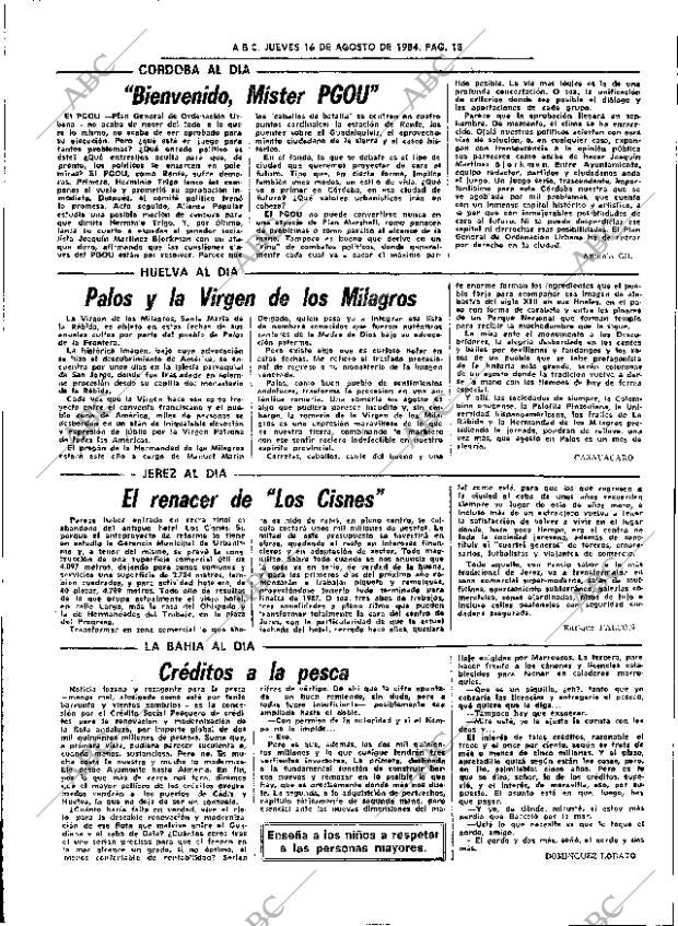 ABC SEVILLA 16-08-1984 página 18