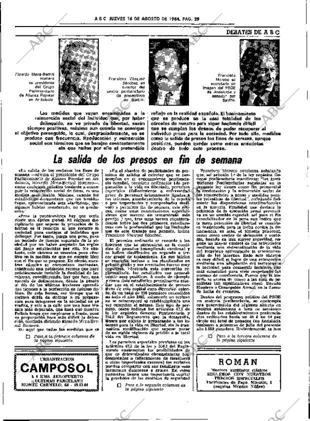 ABC SEVILLA 16-08-1984 página 29