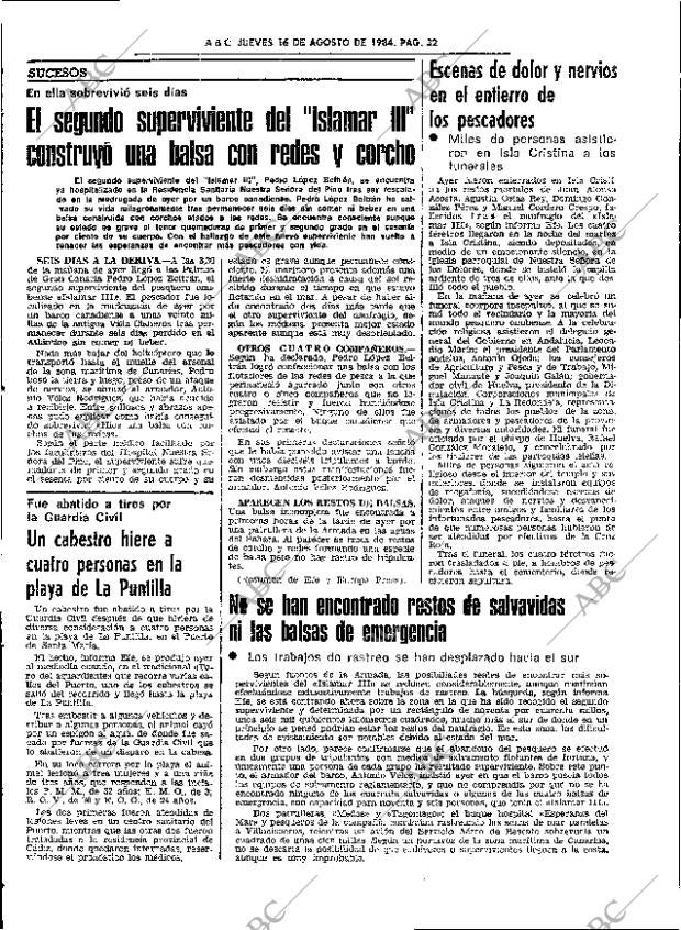 ABC SEVILLA 16-08-1984 página 32