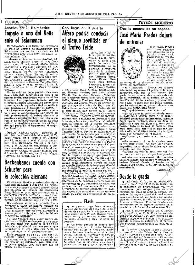 ABC SEVILLA 16-08-1984 página 36