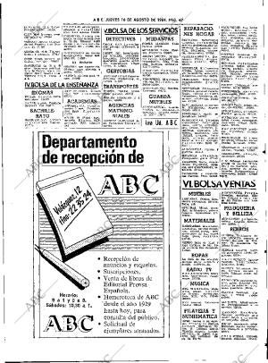 ABC SEVILLA 16-08-1984 página 47