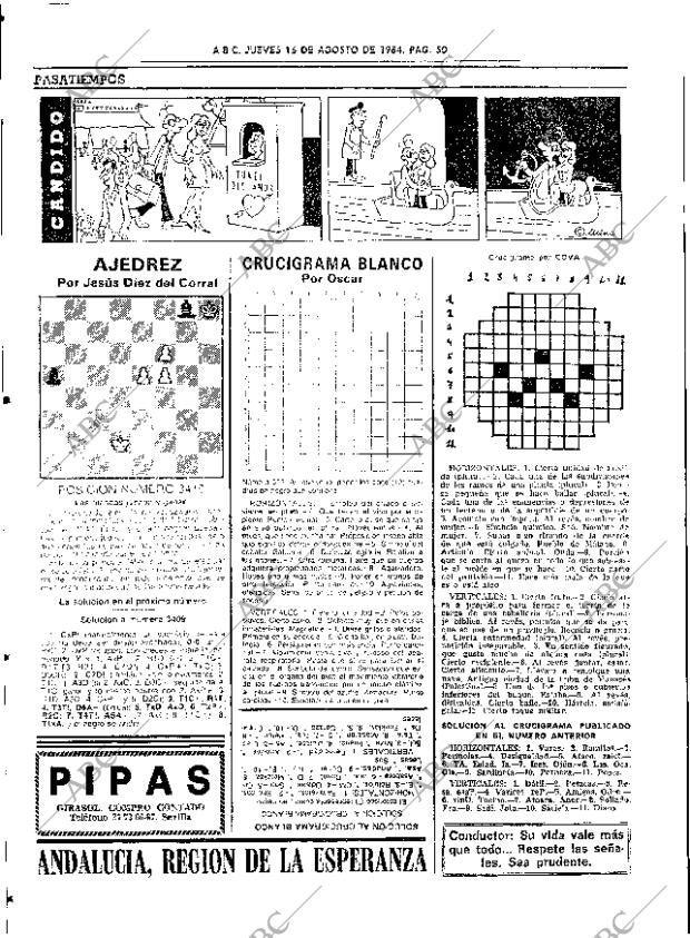 ABC SEVILLA 16-08-1984 página 50