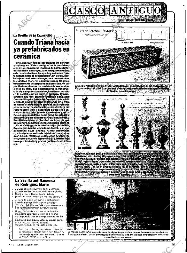 ABC SEVILLA 16-08-1984 página 51