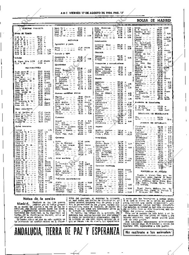 ABC SEVILLA 17-08-1984 página 17