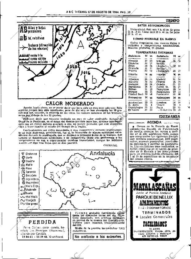 ABC SEVILLA 17-08-1984 página 29