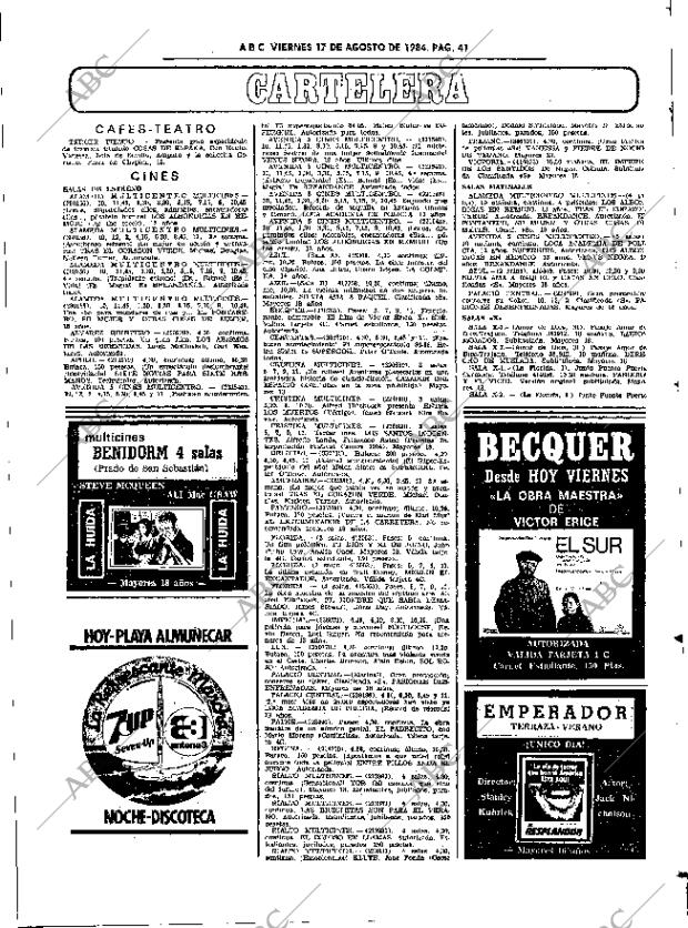 ABC SEVILLA 17-08-1984 página 41