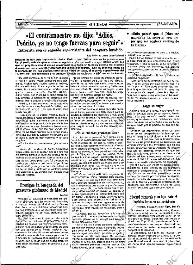 ABC MADRID 18-08-1984 página 34