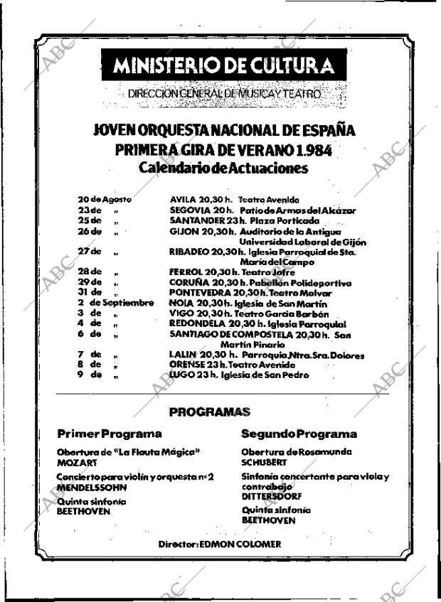 ABC MADRID 18-08-1984 página 8