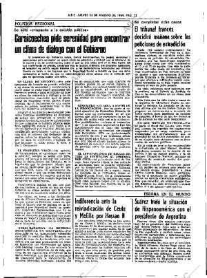 ABC SEVILLA 23-08-1984 página 13