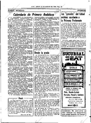 ABC SEVILLA 23-08-1984 página 35