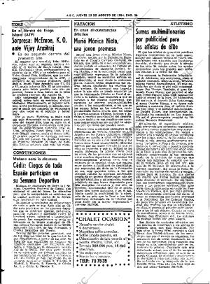 ABC SEVILLA 23-08-1984 página 36