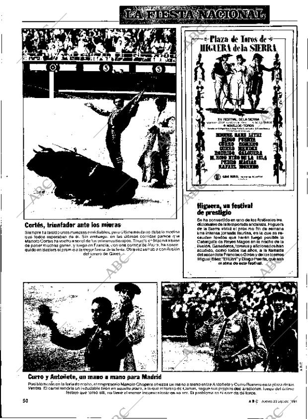 ABC SEVILLA 23-08-1984 página 50