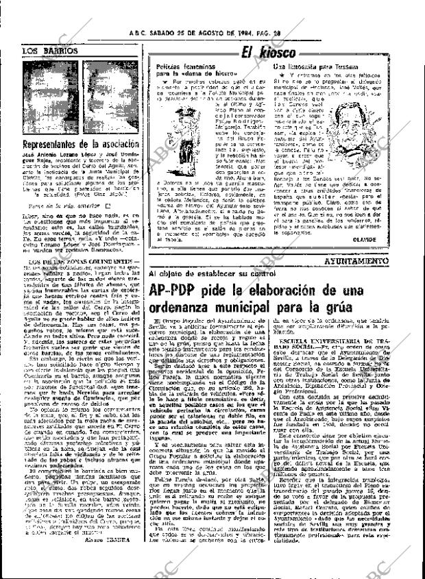 ABC SEVILLA 25-08-1984 página 28