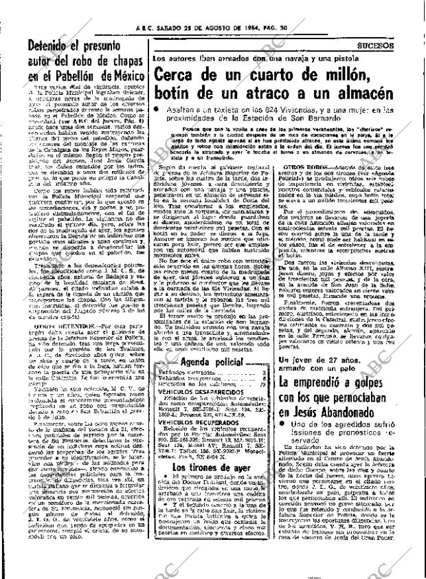 ABC SEVILLA 25-08-1984 página 30