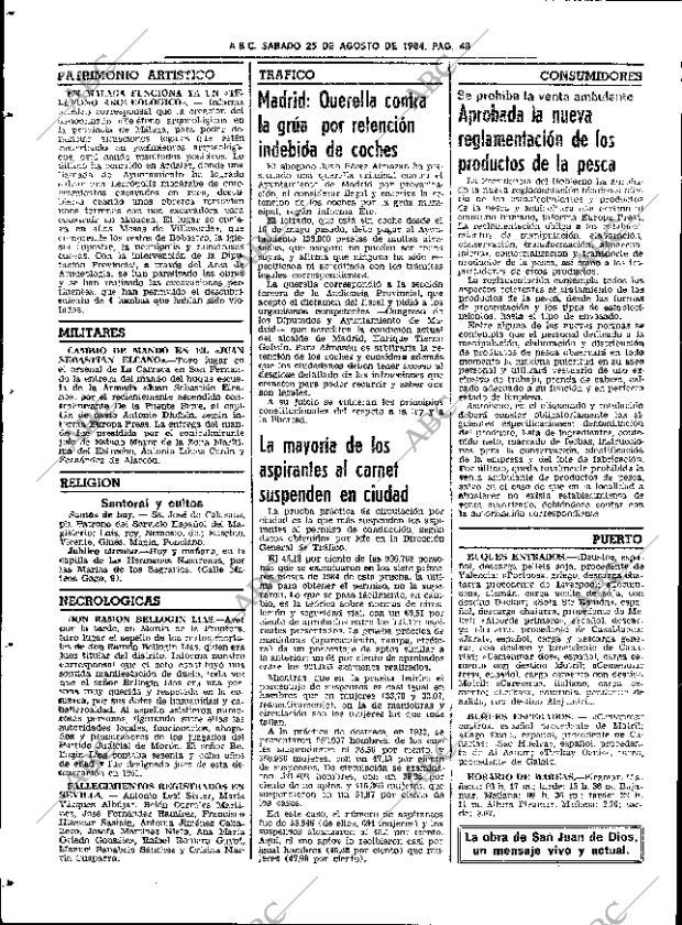ABC SEVILLA 25-08-1984 página 40