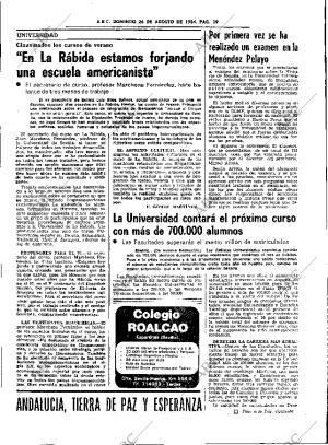 ABC SEVILLA 26-08-1984 página 39
